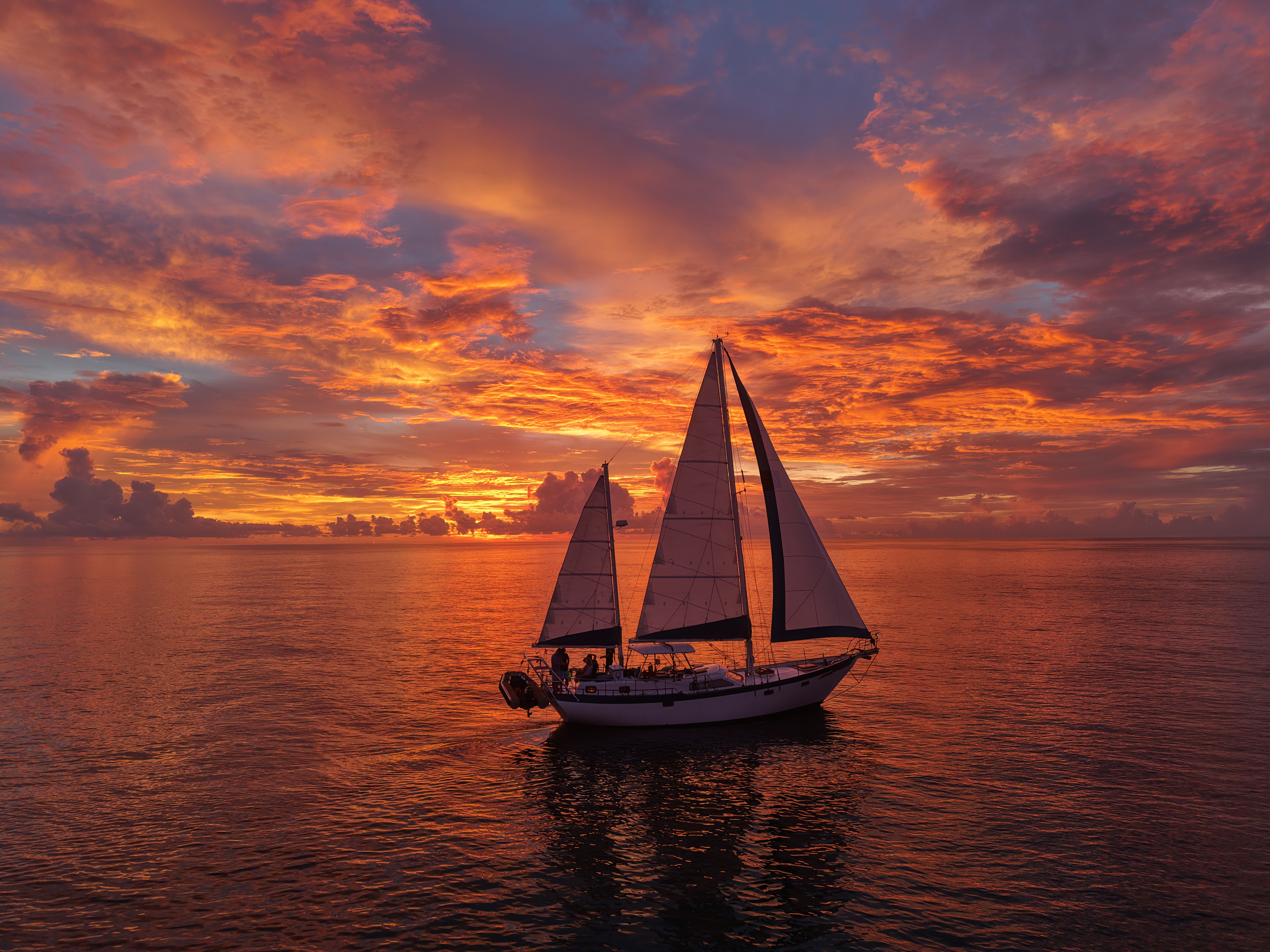 Sailboat in St Petersburg, Florida